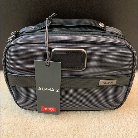 Tumi Other - NEW! Tumi Alpha 2 split toiletry bag pewter